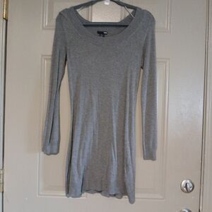 H&M Sweater Dress Womens Size XS Fitted Minimalist Long Sleeve Knit